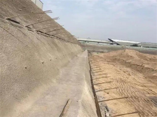 兰西河道边坡加固